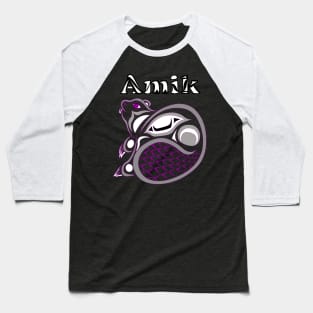 Amik (Beaver) Demisexual Pride Baseball T-Shirt